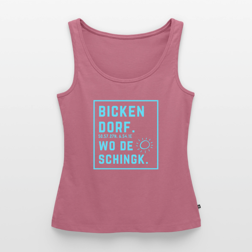 Wo de Sonn schingk - Bickendorf Druck - Frauen Premium Tank Top - Mauve