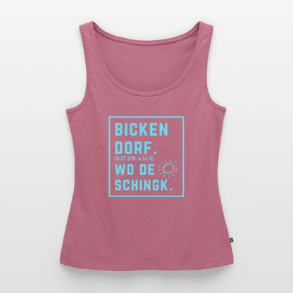 Wo de Sonn schingk - Bickendorf Druck - Frauen Premium Tank Top - Mauve