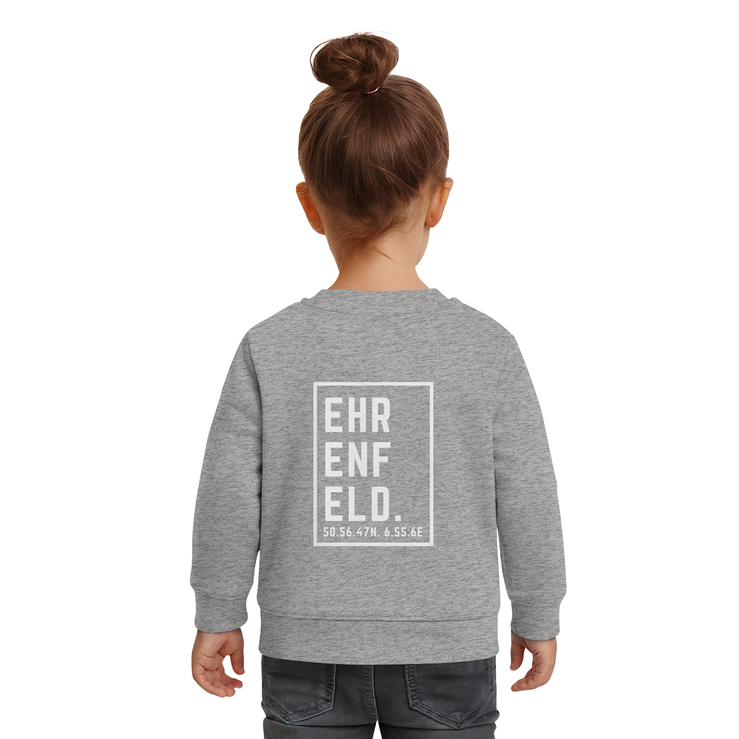 Ehrenfeld Koordinaten (großer Druck auf dem Rücken) - Baby Organic Sweatshirt