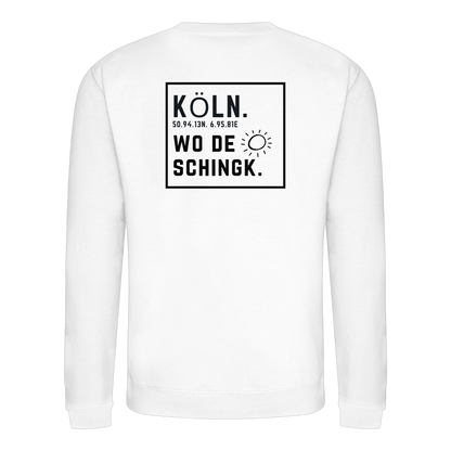Wo de Sonn schingk - Köln Druck Rücken  - Basic Sweatshirt
