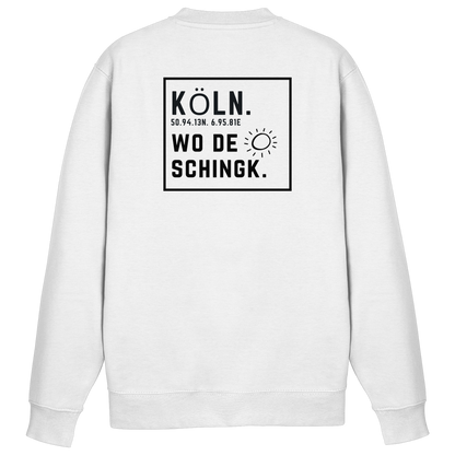 Wo de Sonn schingk - Köln Druck Rücken  - Basic Sweatshirt