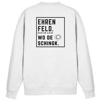 Wo de Sonn schingk - Ehrenfeld Druck Rücken - Basic Sweatshirt