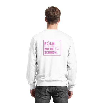 Wo de Sonn schingk - Köln Druck Rücken - Basic Sweatshirt