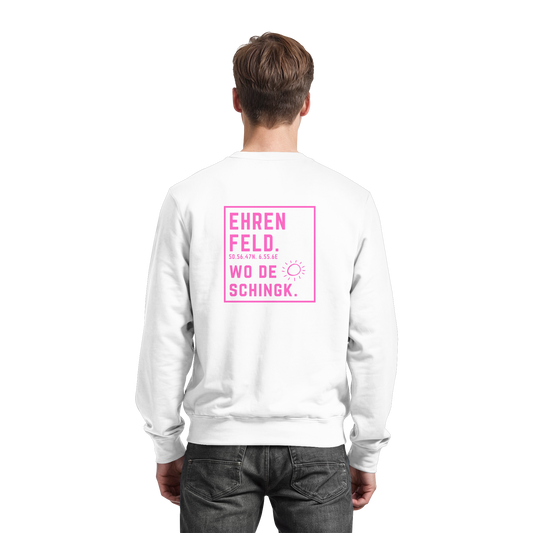 Wo de Sonn schingk - Ehrenfeld Druck Rücken  - Basic Sweatshirt