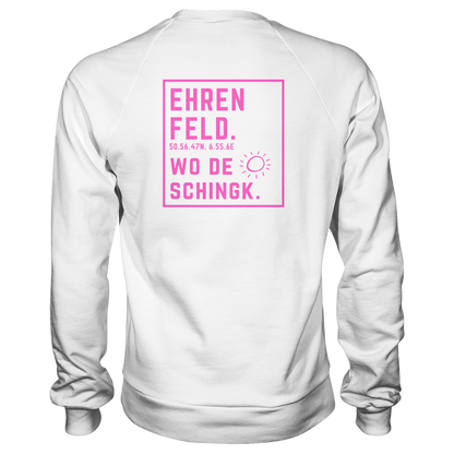 Wo de Sonn schingk - Ehrenfeld Druck Rücken  - Basic Sweatshirt