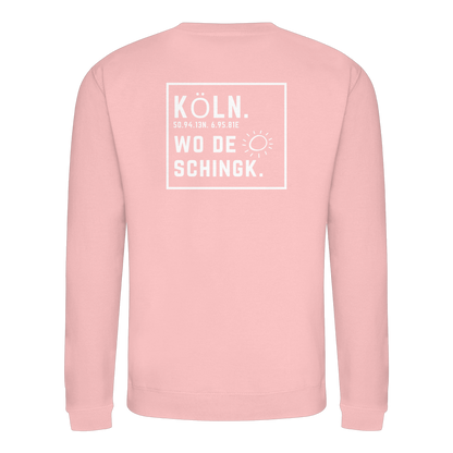 Wo de Sonn schingk - Köln Druck Rücken  - Basic Sweatshirt