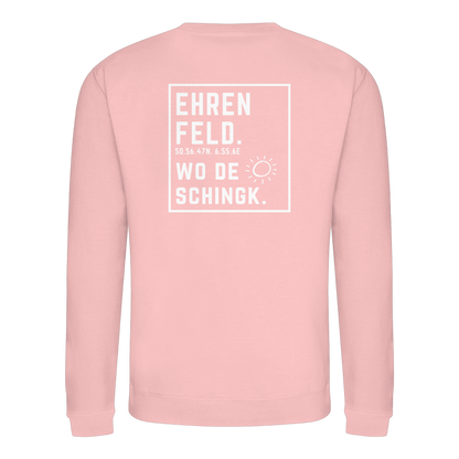 Wo de Sonn schingk - Ehrenfeld Druck Rücken  - Basic Sweatshirt