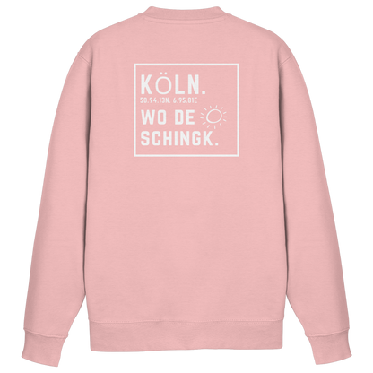 Wo de Sonn schingk - Köln Druck Rücken  - Basic Sweatshirt
