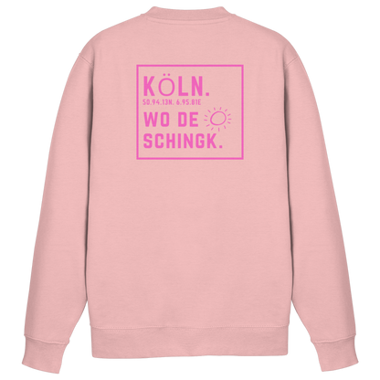 Wo de Sonn schingk - Köln Druck Rücken - Basic Sweatshirt