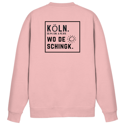 Wo de Sonn schingk - Köln Druck Rücken  - Basic Sweatshirt