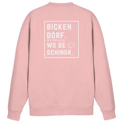 Wo de Sonn schingk - Bickendorf Druck Rücken - Basic Sweatshirt