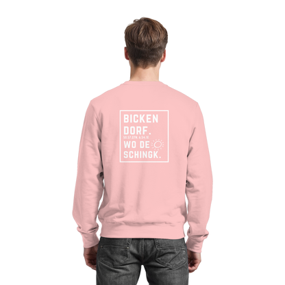 Wo de Sonn schingk - Bickendorf Druck Rücken - Basic Sweatshirt