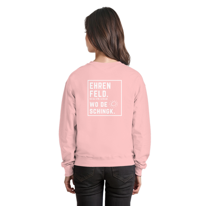 Wo de Sonn schingk - Ehrenfeld Druck Rücken  - Basic Sweatshirt