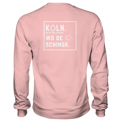 Wo de Sonn schingk - Köln Druck Rücken  - Basic Sweatshirt
