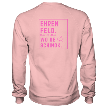 Wo de Sonn schingk - Ehrenfeld Druck Rücken  - Basic Sweatshirt