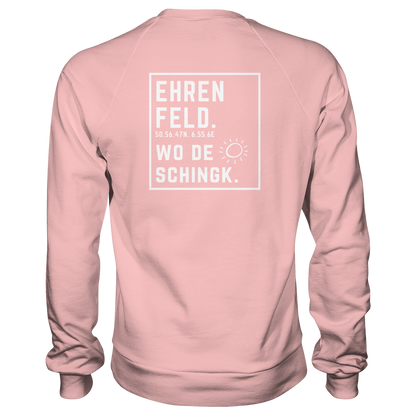 Wo de Sonn schingk - Ehrenfeld Druck Rücken  - Basic Sweatshirt