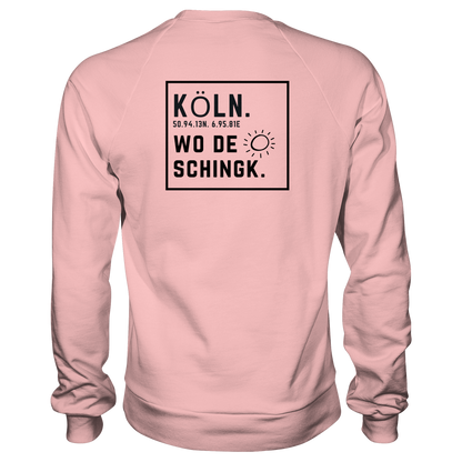Wo de Sonn schingk - Köln Druck Rücken  - Basic Sweatshirt