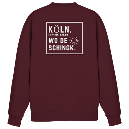 Wo de Sonn schingk - Köln Druck Rücken  - Basic Sweatshirt