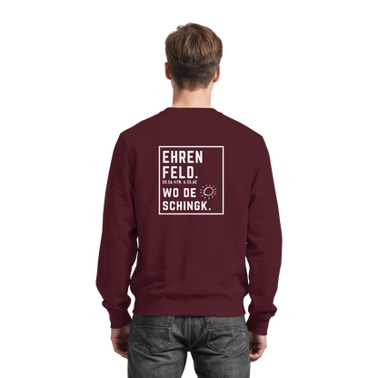Wo de Sonn schingk - Ehrenfeld Druck Rücken  - Basic Sweatshirt