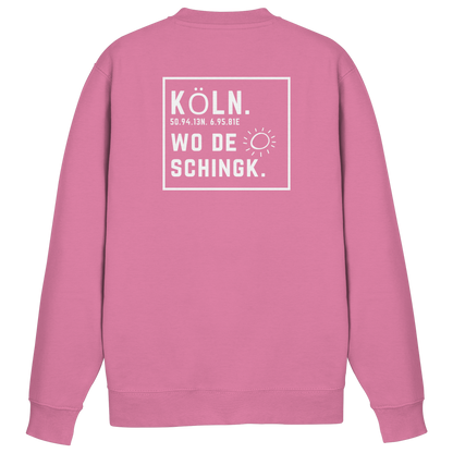 Wo de Sonn schingk - Köln Druck Rücken  - Basic Sweatshirt