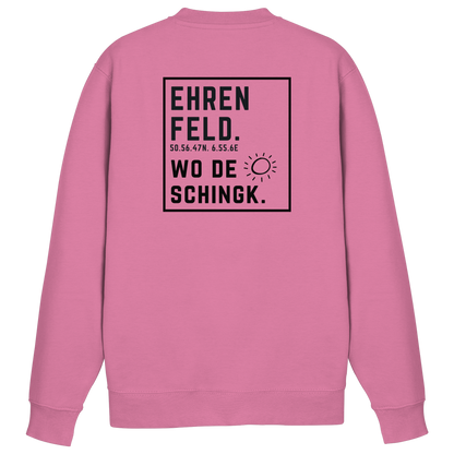 Wo de Sonn schingk - Ehrenfeld Druck Rücken - Basic Sweatshirt