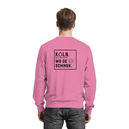 Wo de Sonn schingk - Köln Druck Rücken  - Basic Sweatshirt