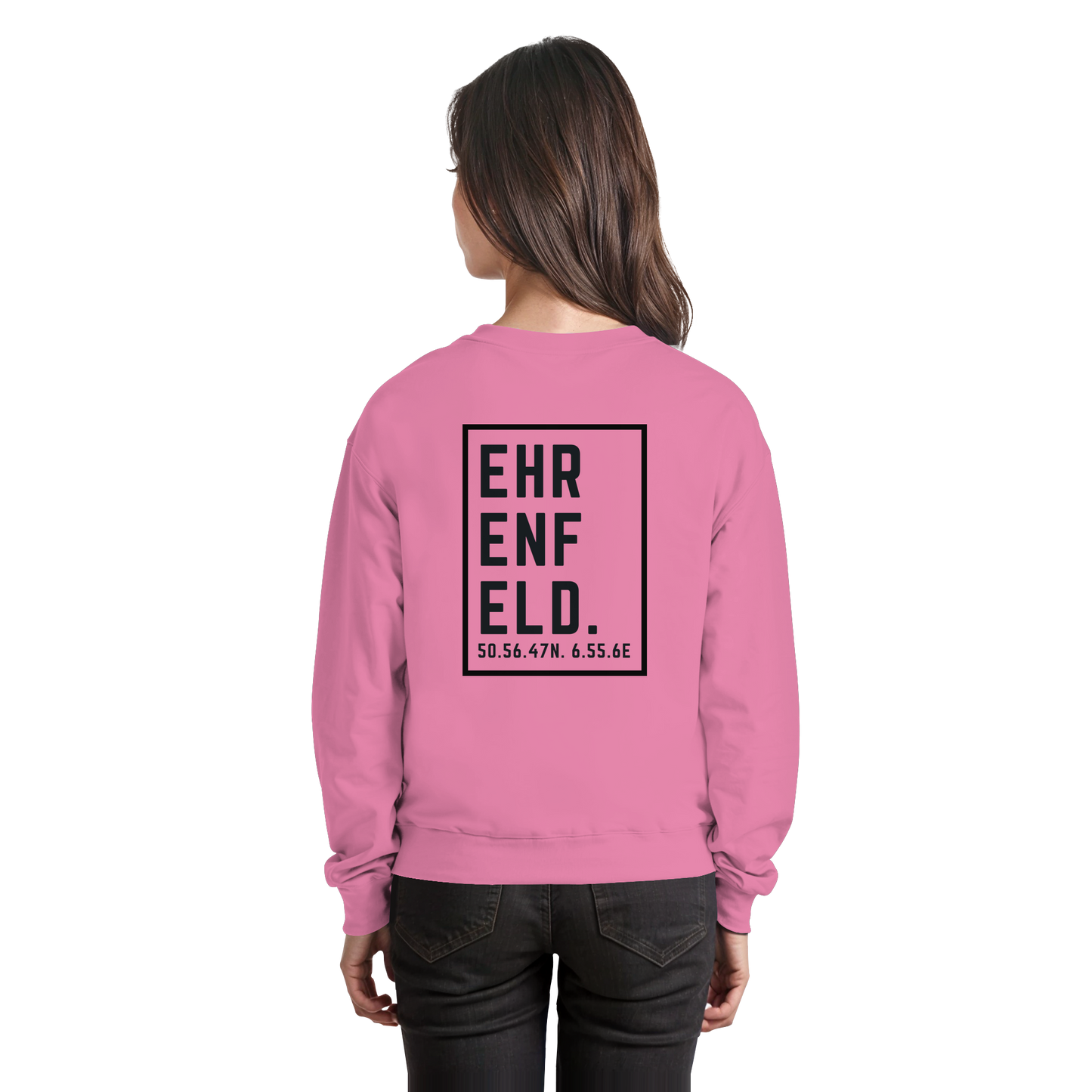 Ehrenfeld Koordinaten (großer Druck auf dem Rücken) - Basic Sweatshirt