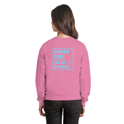 Wo de Sonn schingk - Bickendorf Druck Rücken - Basic Sweatshirt