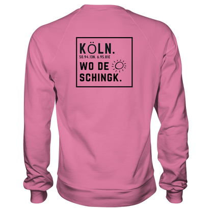 Wo de Sonn schingk - Köln Druck Rücken  - Basic Sweatshirt