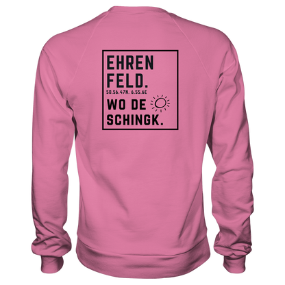 Wo de Sonn schingk - Ehrenfeld Druck Rücken - Basic Sweatshirt