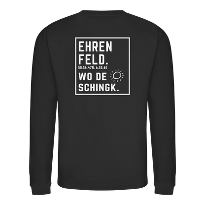 Wo de Sonn schingk - Ehrenfeld Druck Rücken  - Basic Sweatshirt