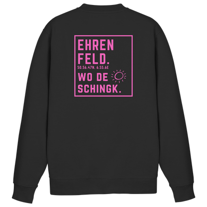 Wo de Sonn schingk - Ehrenfeld Druck Rücken  - Basic Sweatshirt