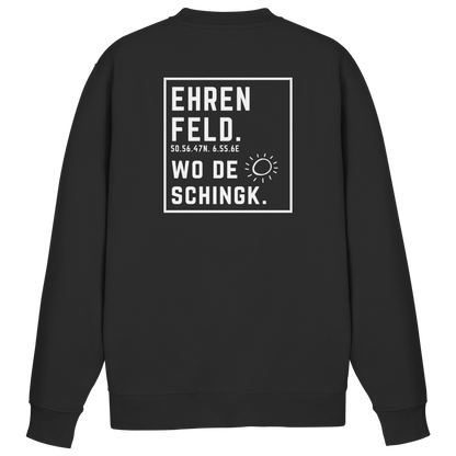Wo de Sonn schingk - Ehrenfeld Druck Rücken  - Basic Sweatshirt