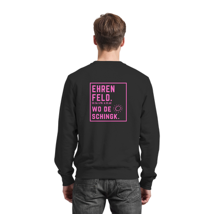 Wo de Sonn schingk - Ehrenfeld Druck Rücken  - Basic Sweatshirt