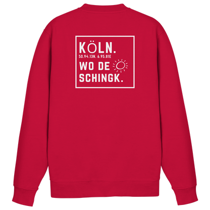 Wo de Sonn schingk - Köln Druck Rücken  - Basic Sweatshirt