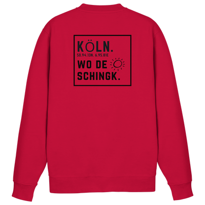 Wo de Sonn schingk - Köln Druck Rücken  - Basic Sweatshirt
