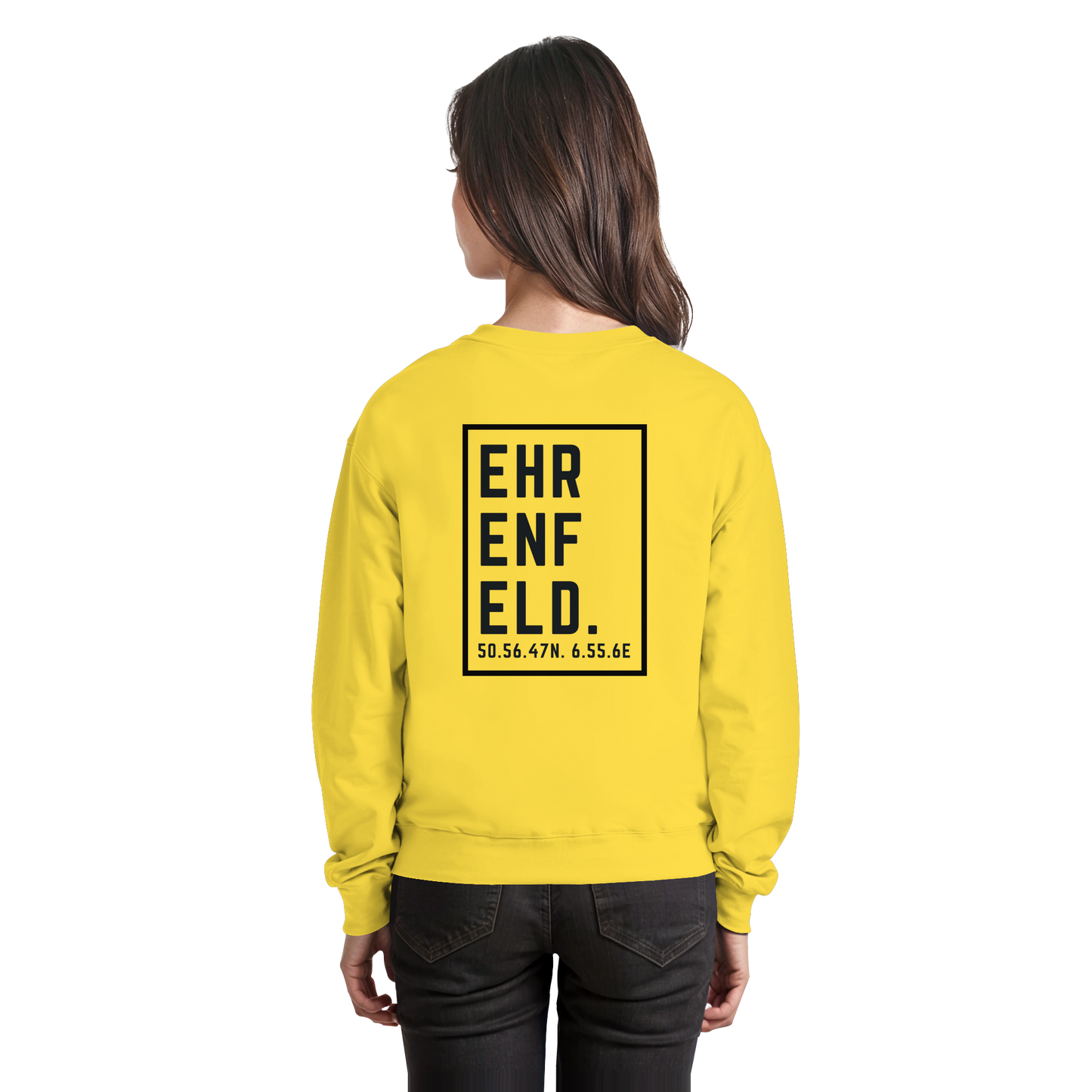 Ehrenfeld Koordinaten (großer Druck auf dem Rücken) - Basic Sweatshirt