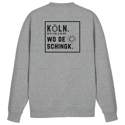 Wo de Sonn schingk - Köln Druck Rücken  - Basic Sweatshirt