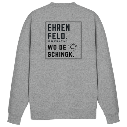 Wo de Sonn schingk - Ehrenfeld Druck Rücken - Basic Sweatshirt