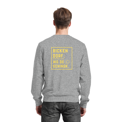Wo de Sonn schingk - Bickendorf Druck Rücken - Basic Sweatshirt