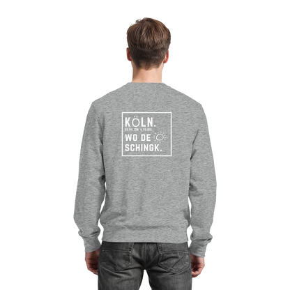Wo de Sonn schingk - Köln Druck Rücken  - Basic Sweatshirt