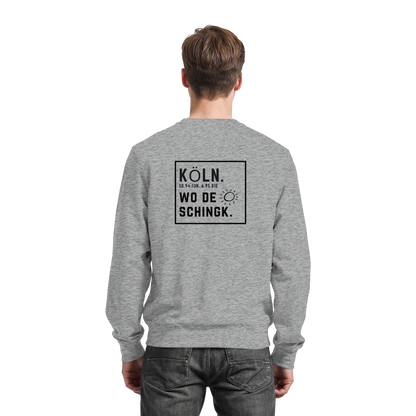 Wo de Sonn schingk - Köln Druck Rücken  - Basic Sweatshirt