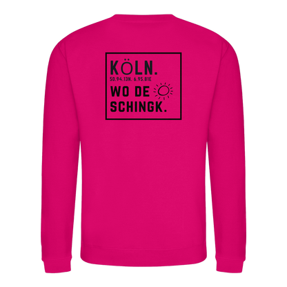 Wo de Sonn schingk - Köln Druck Rücken  - Basic Sweatshirt