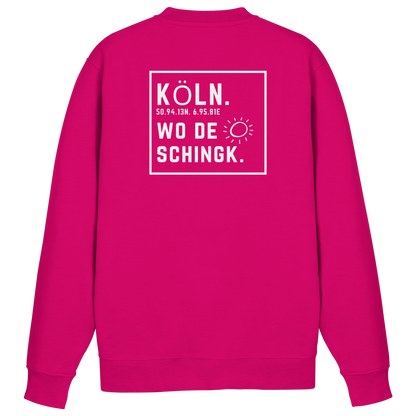 Wo de Sonn schingk - Köln Druck Rücken  - Basic Sweatshirt