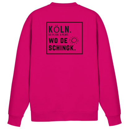 Wo de Sonn schingk - Köln Druck Rücken  - Basic Sweatshirt