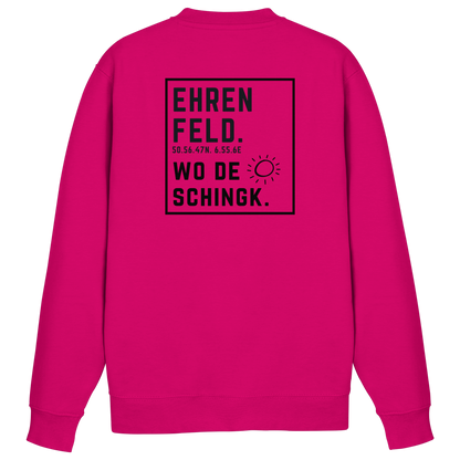 Wo de Sonn schingk - Ehrenfeld Druck Rücken - Basic Sweatshirt