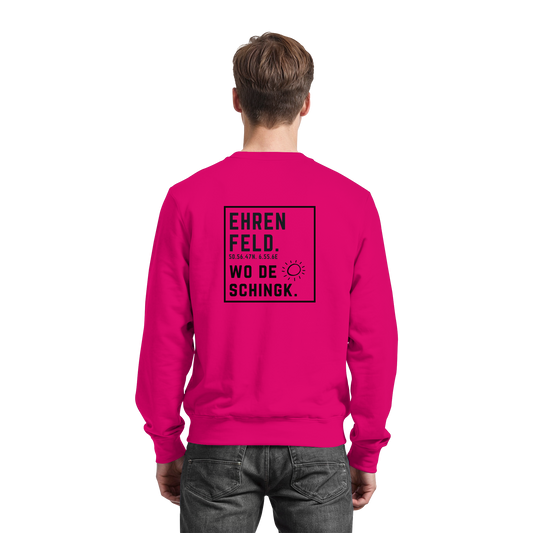 Wo de Sonn schingk - Ehrenfeld Druck Rücken - Basic Sweatshirt