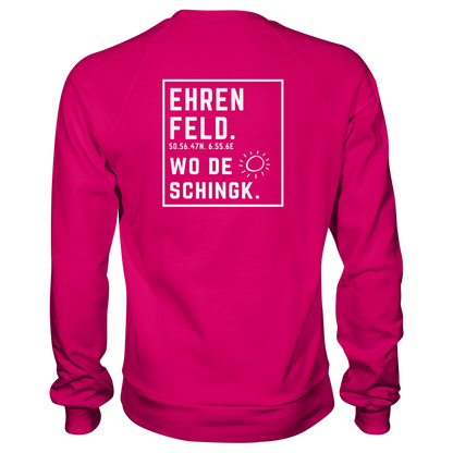 Wo de Sonn schingk - Ehrenfeld Druck Rücken  - Basic Sweatshirt