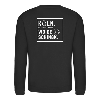 Wo de Sonn schingk - Köln Druck Rücken  - Basic Sweatshirt