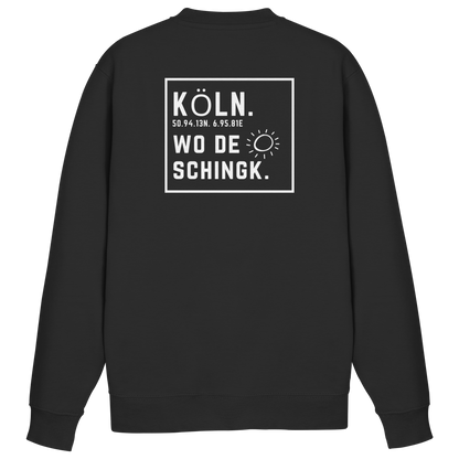 Wo de Sonn schingk - Köln Druck Rücken  - Basic Sweatshirt